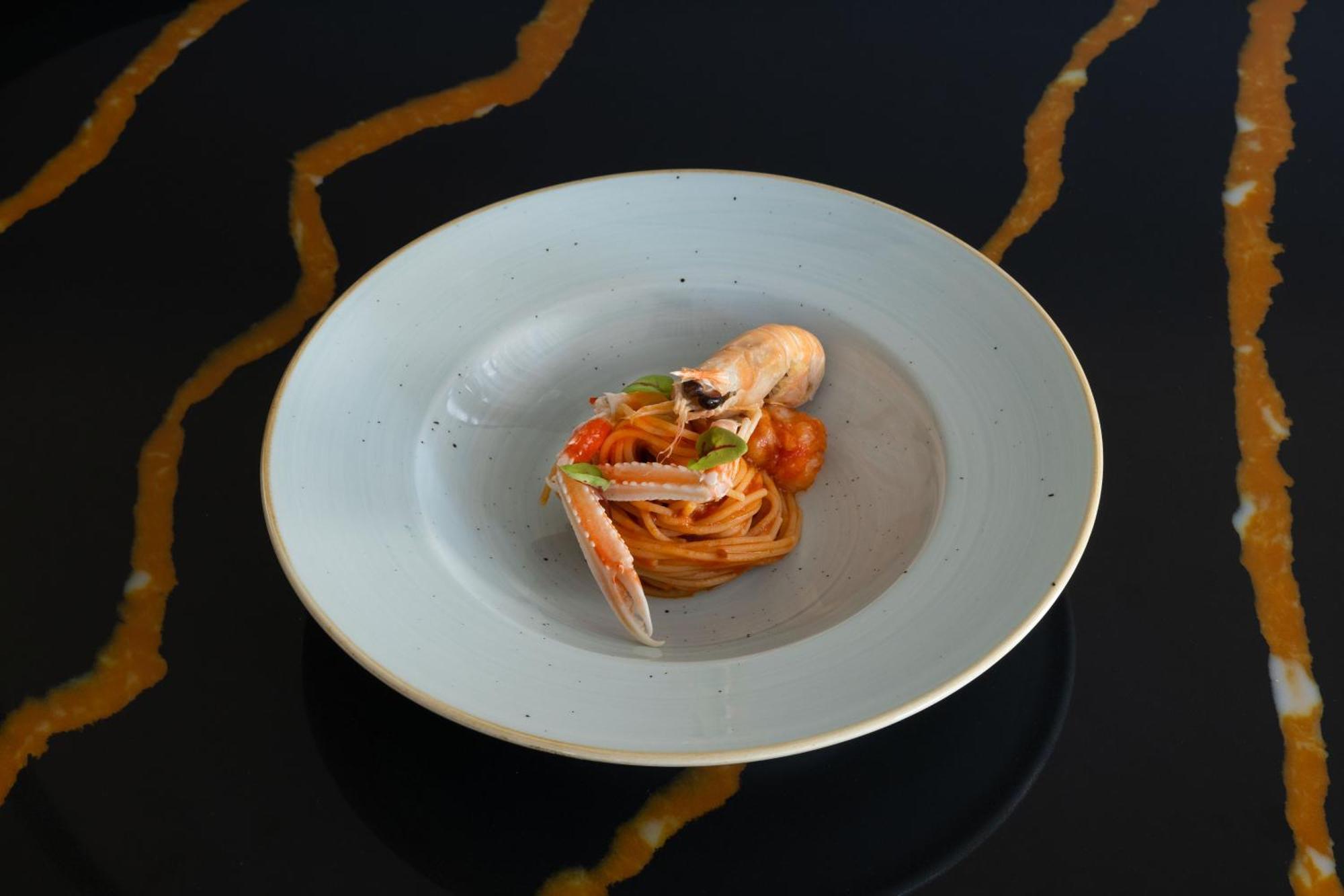 Savoy Beach Hotel & Thermal Spa Bibione Exterior foto Spaghetti alla vodka